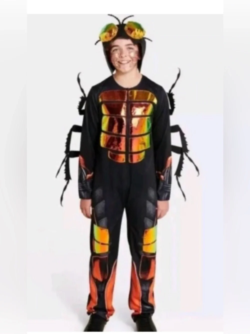 Hyde & EEK Kids Beetle Bug Halloween Costume set, Kids Size Small